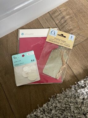 Silhouette Magenta and Black Metal Etching Sheets Pack